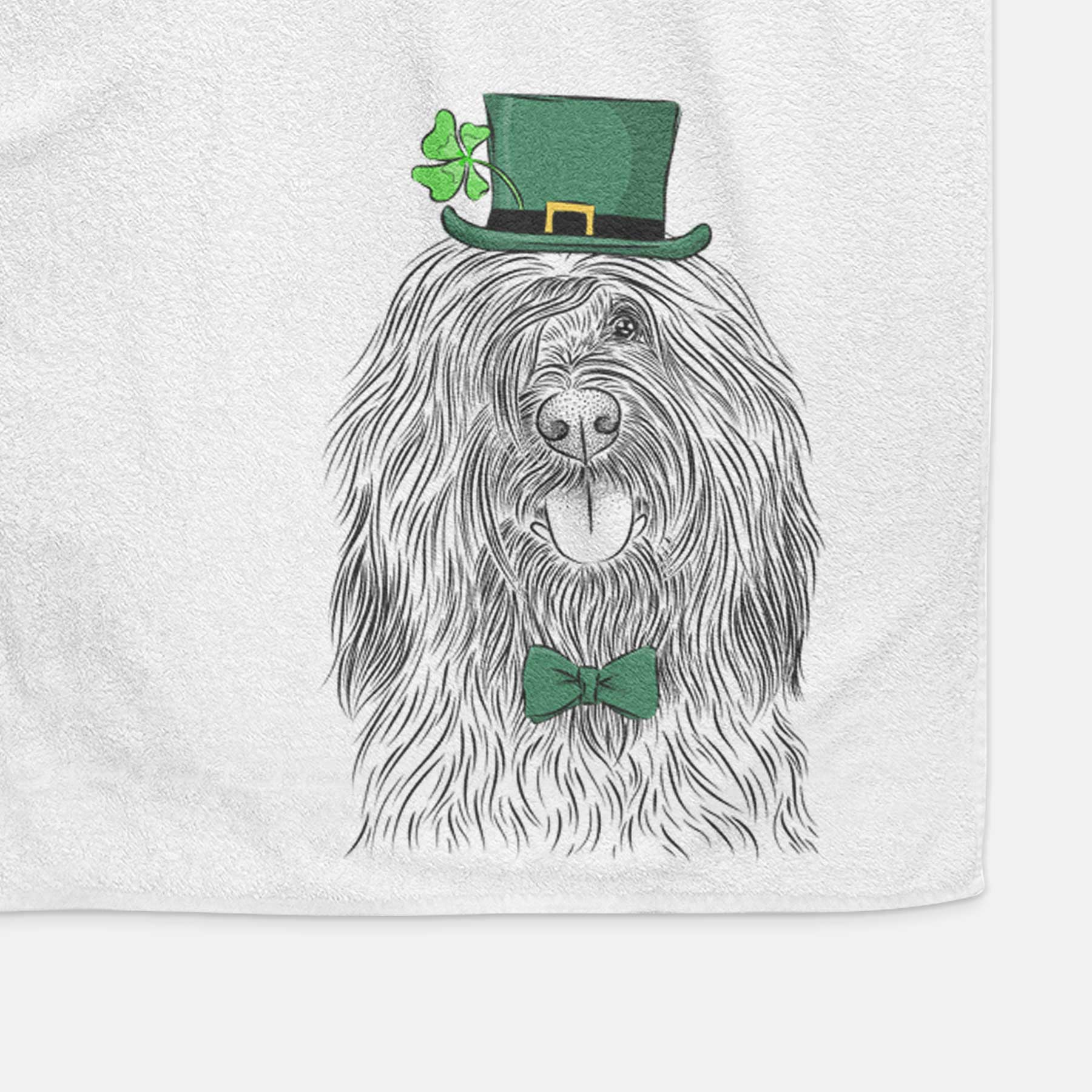 Bundy the Briard Decorative Hand Towel