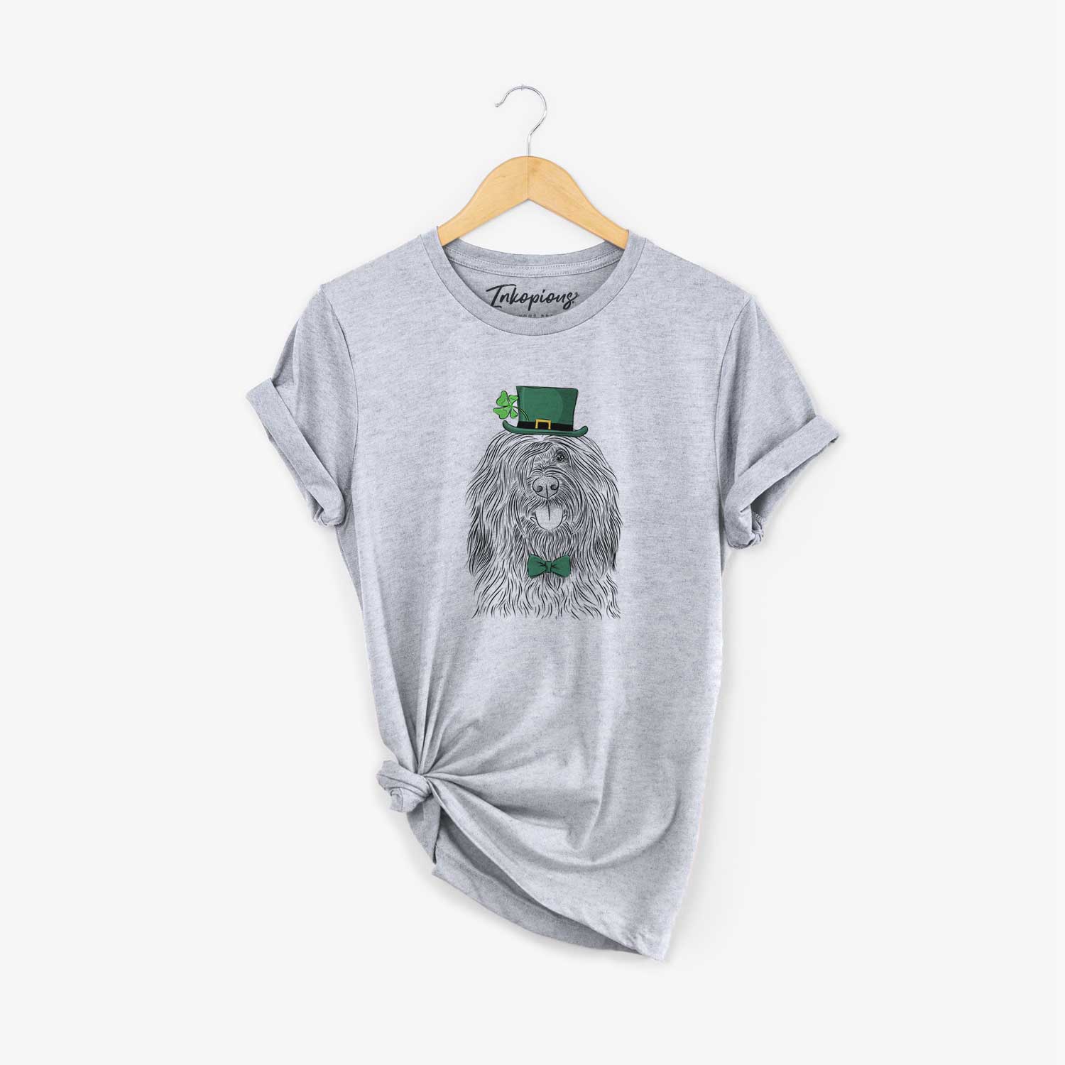 St. Patrick's Bundy the Briard - Unisex Crewneck