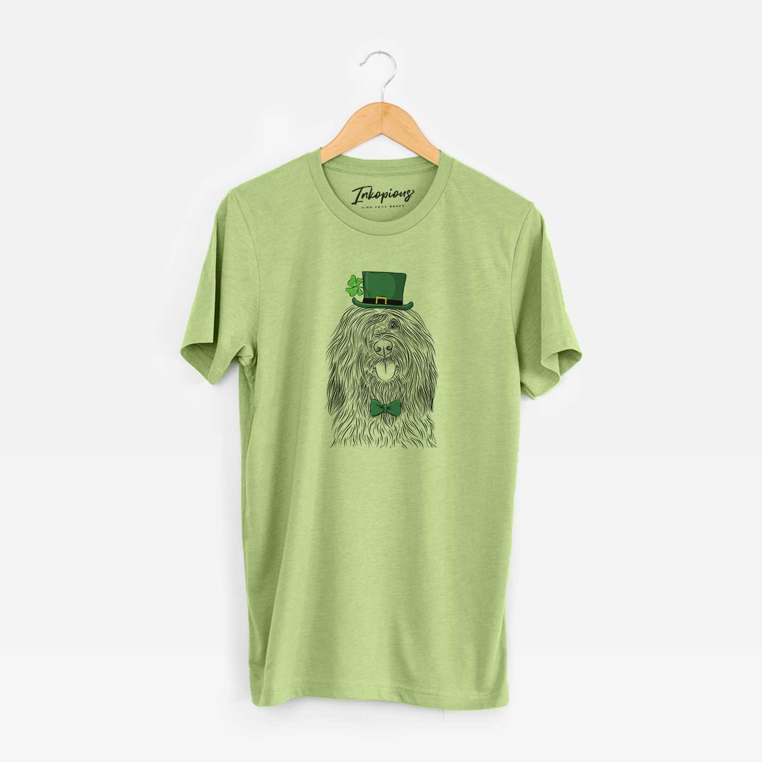 St. Patrick's Bundy the Briard - Unisex Crewneck