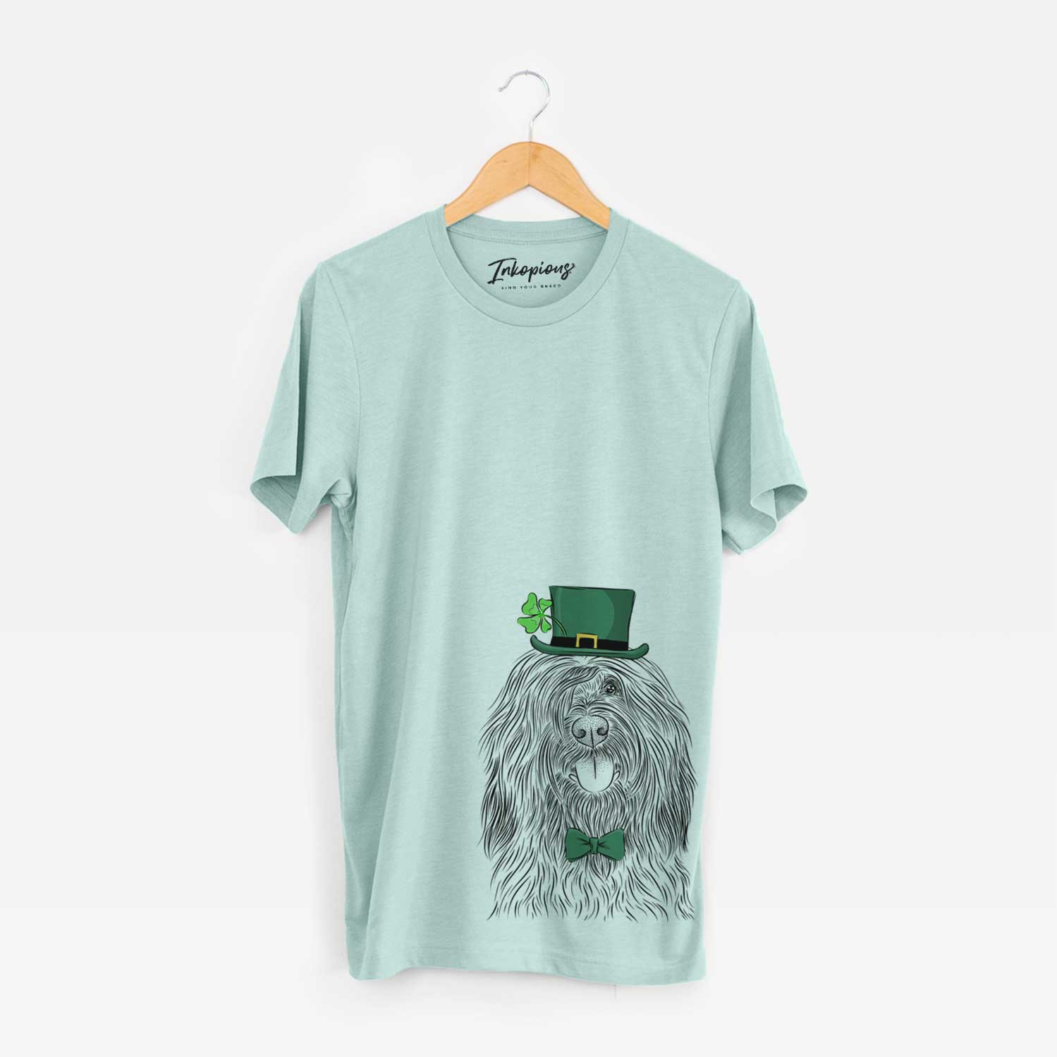 St. Patrick's Bundy the Briard - Unisex Crewneck