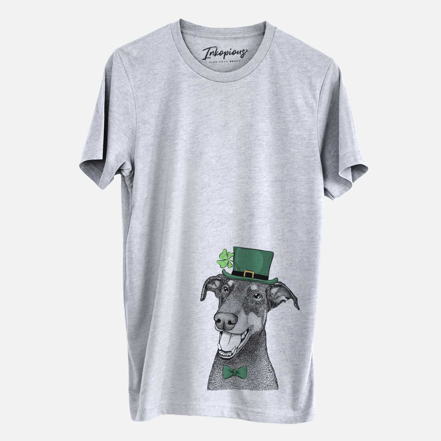 St. Patrick's Bunnie the Doberman Pinscher - Unisex Crewneck