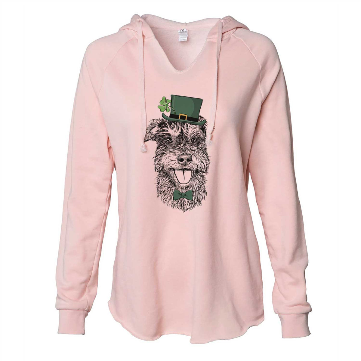 St. Patrick's Buster the Schnoodle - Cali Wave Hooded Sweatshirt