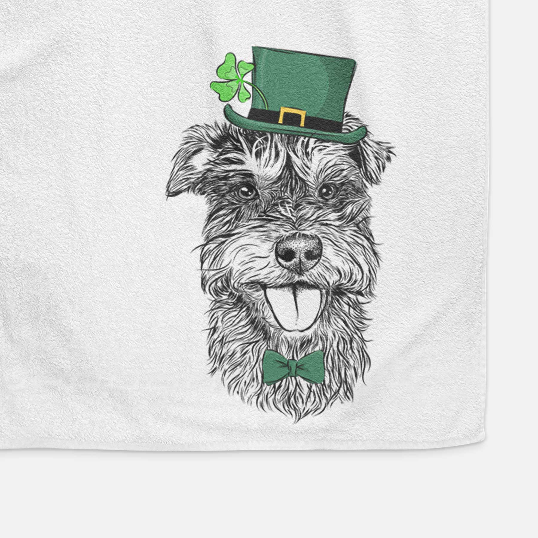 Buster the Schnoodle Decorative Hand Towel