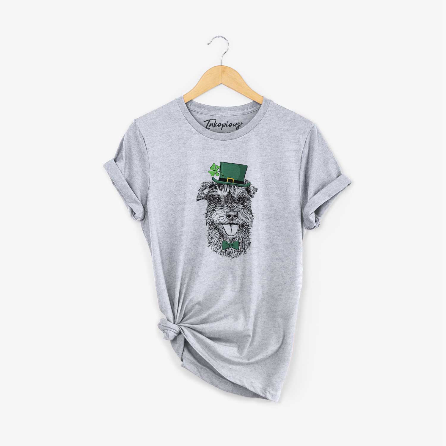 St. Patrick's Buster the Schnoodle - Unisex Crewneck