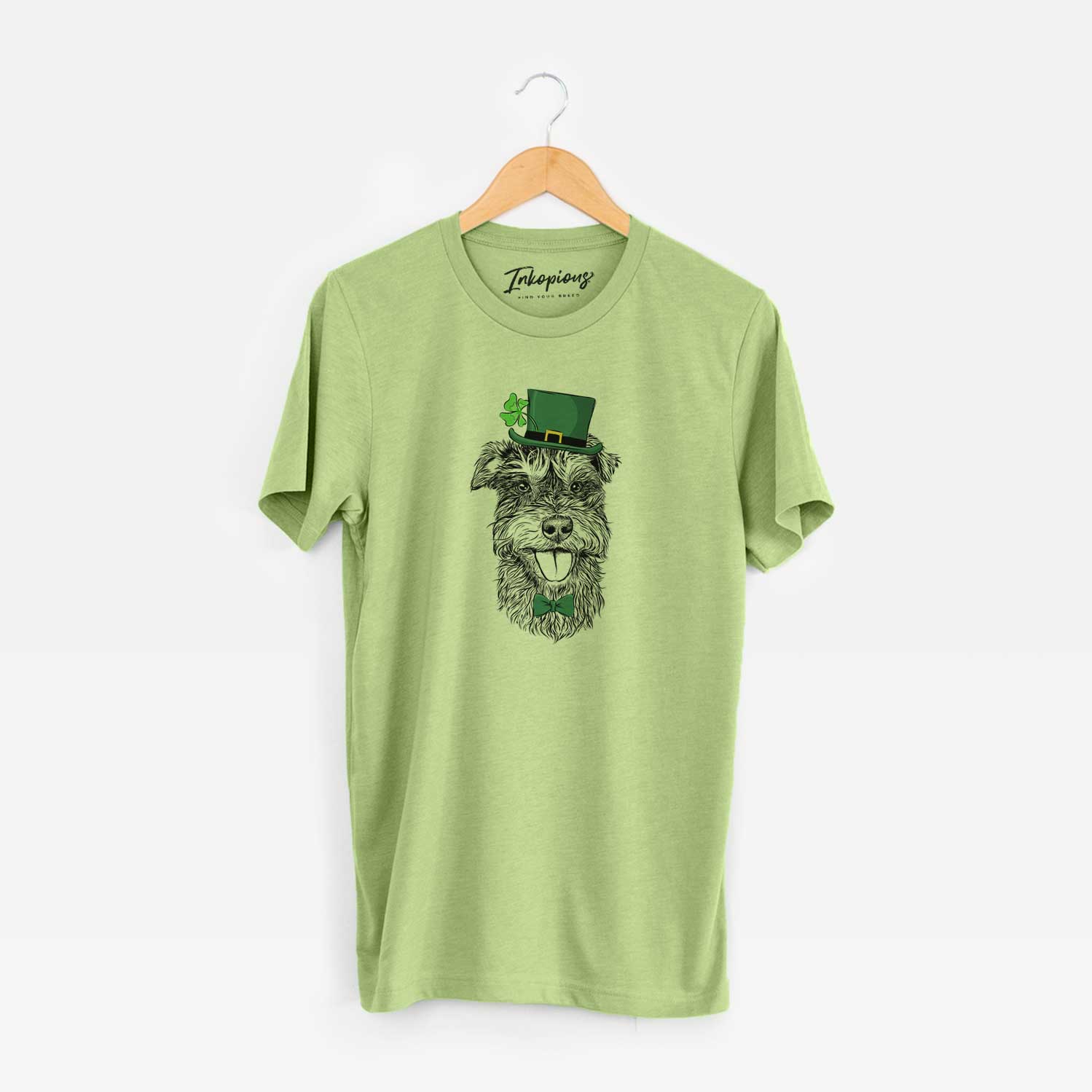 St. Patrick's Buster the Schnoodle - Unisex Crewneck