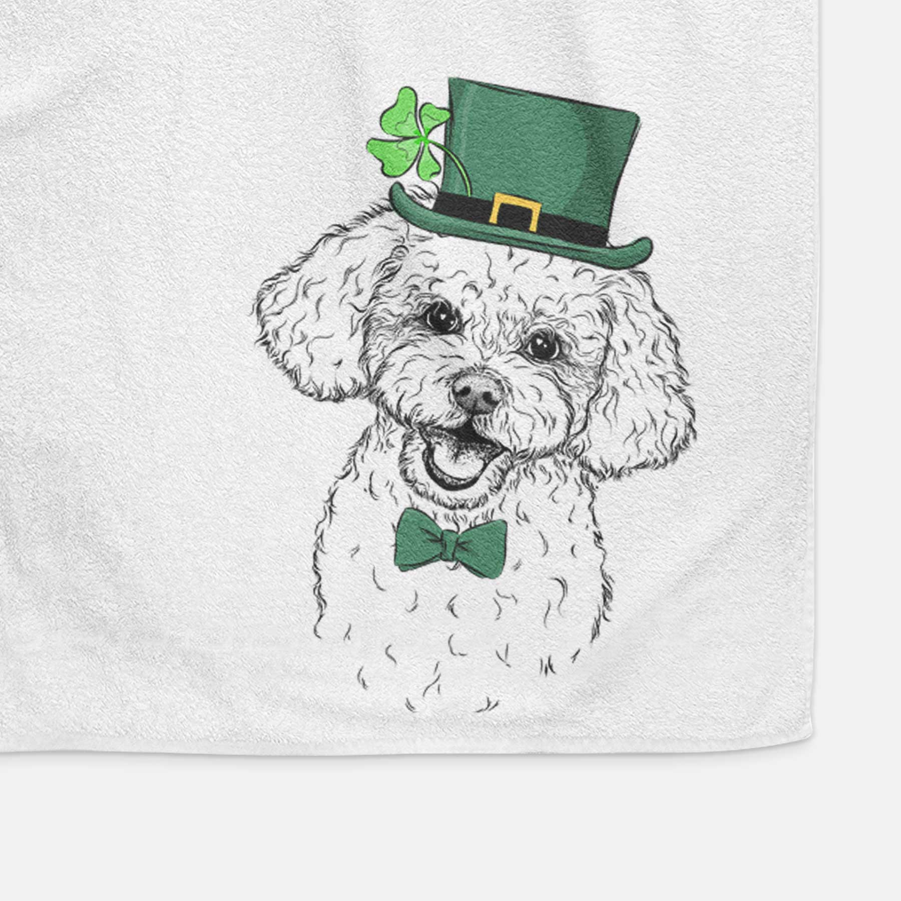 Caesar the Bichon Frise Decorative Hand Towel