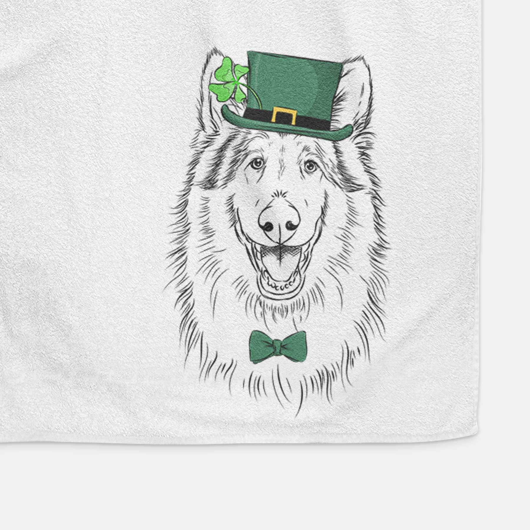 Cannon the Rough Collie Decorative Hand Towel