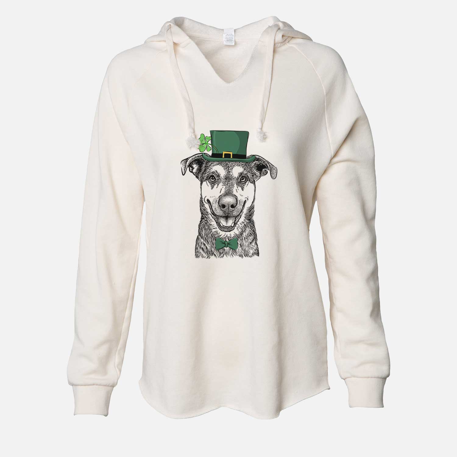 St. Patrick's Case the Mixed Breed - Cali Wave Hooded Sweatshirt