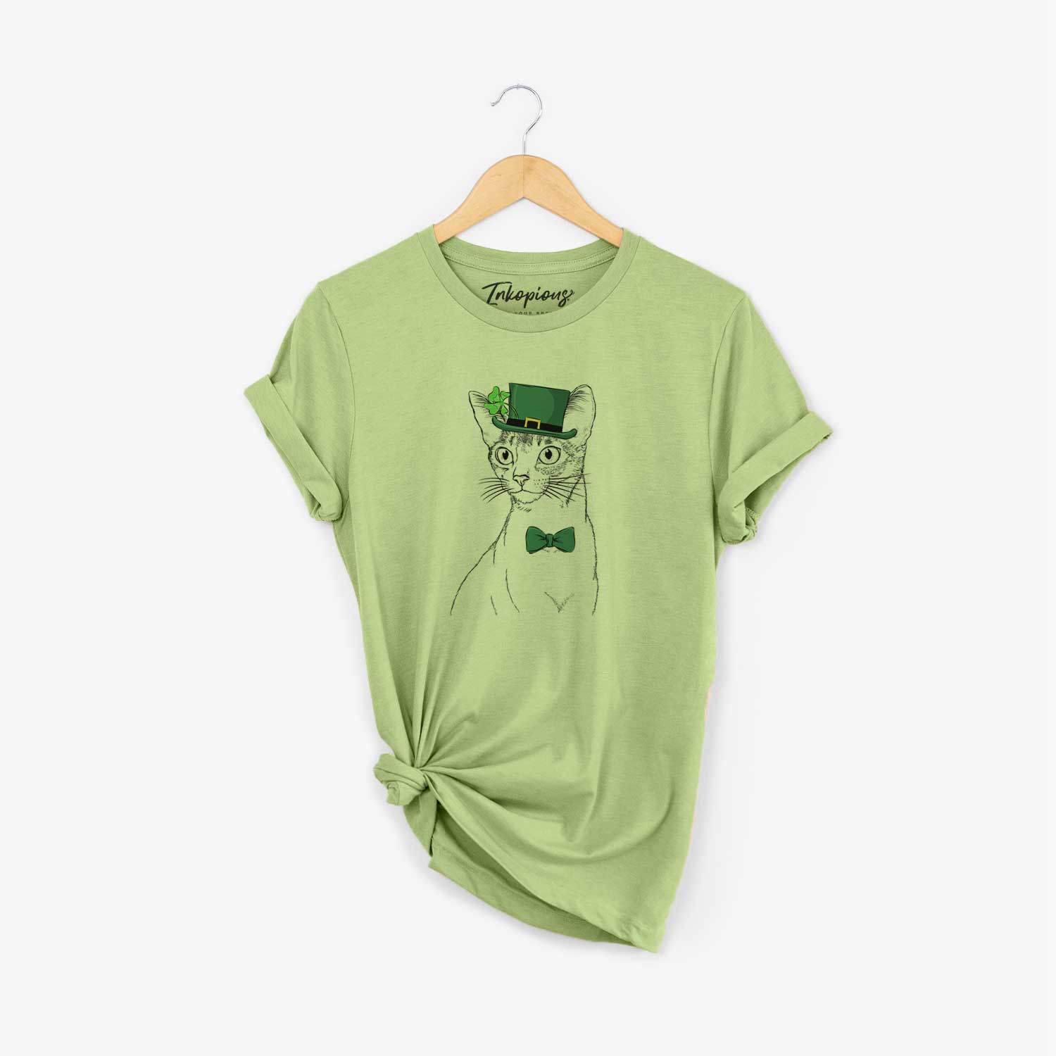 St. Patrick's Cedric the Abyssinian Cat - Unisex Crewneck