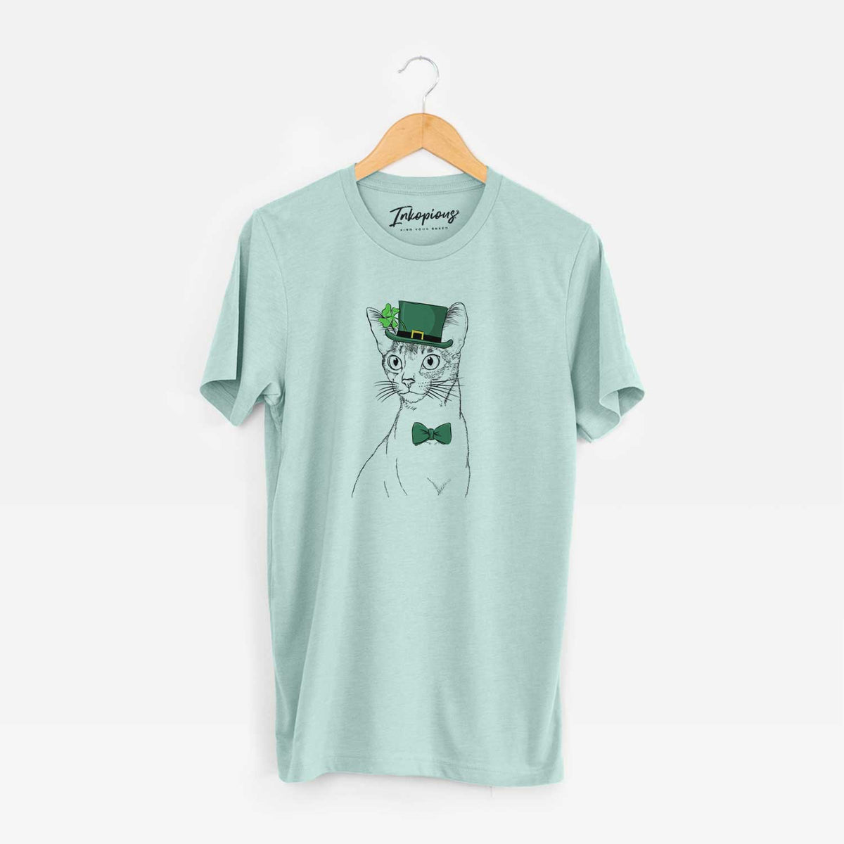 St. Patrick's Cedric the Abyssinian Cat - Unisex Crewneck