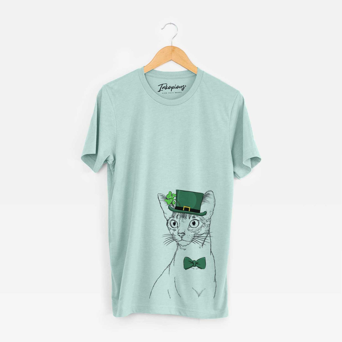 St. Patrick's Cedric the Abyssinian Cat - Unisex Crewneck