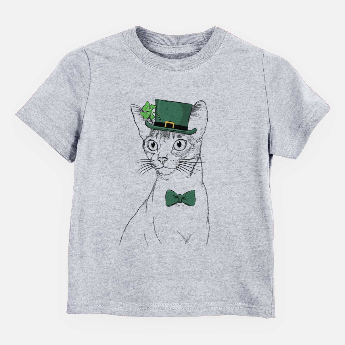 St. Patricks Cedric the Abyssinian Cat - Kids/Youth/Toddler Shirt