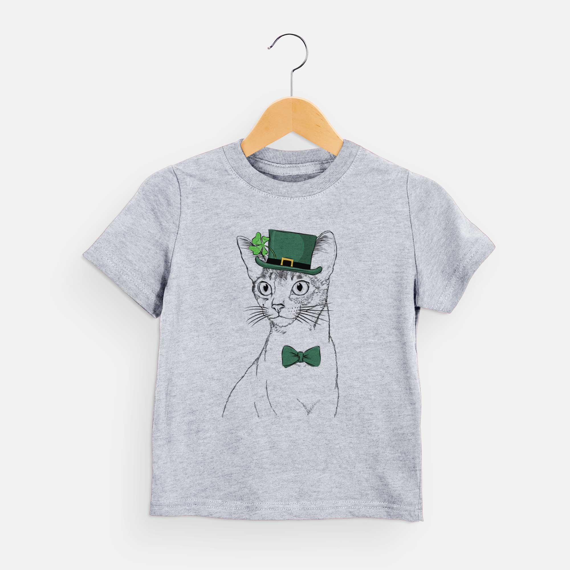 St. Patricks Cedric the Abyssinian Cat - Kids/Youth/Toddler Shirt