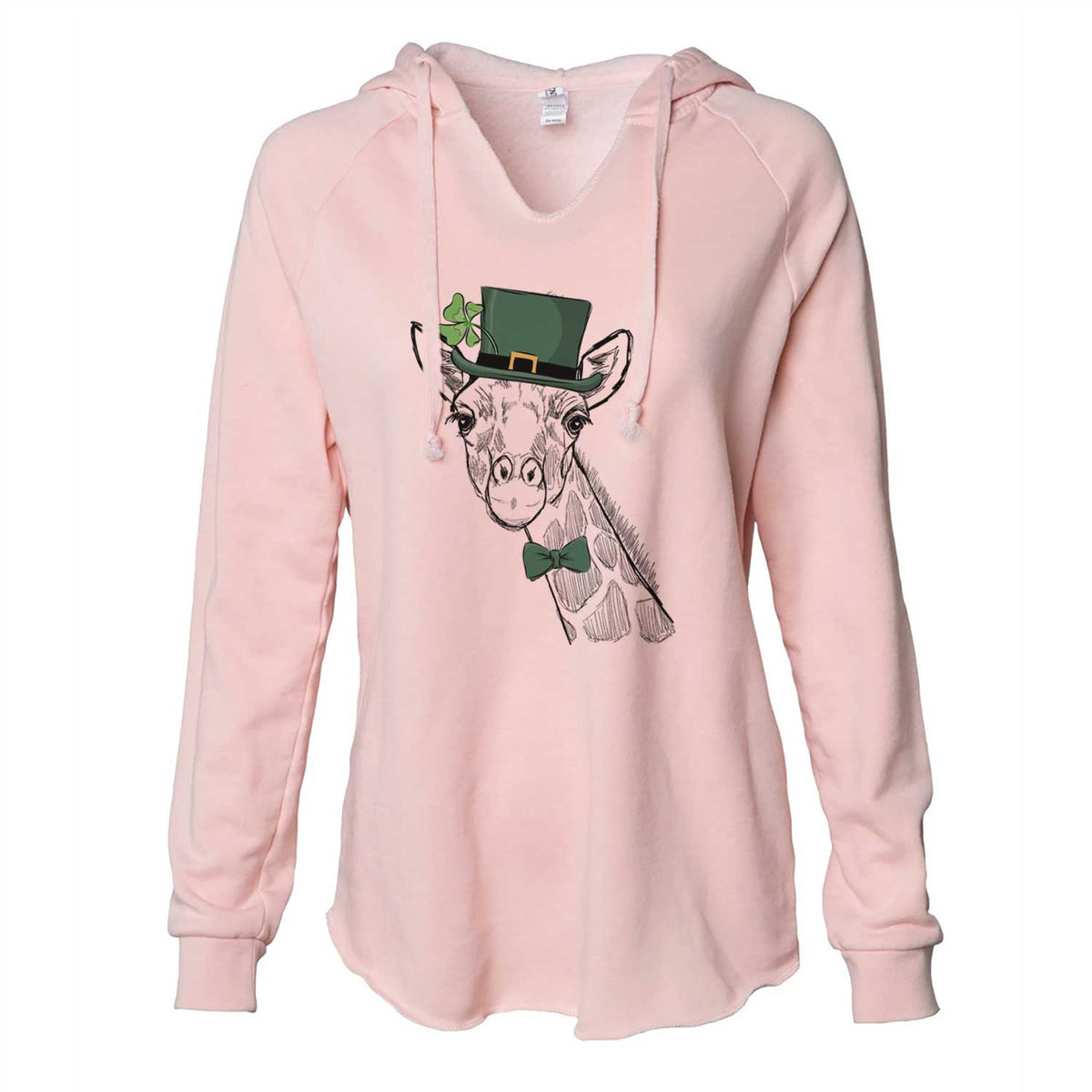 St. Patrick's Cedrick the Giraffe - Cali Wave Hooded Sweatshirt