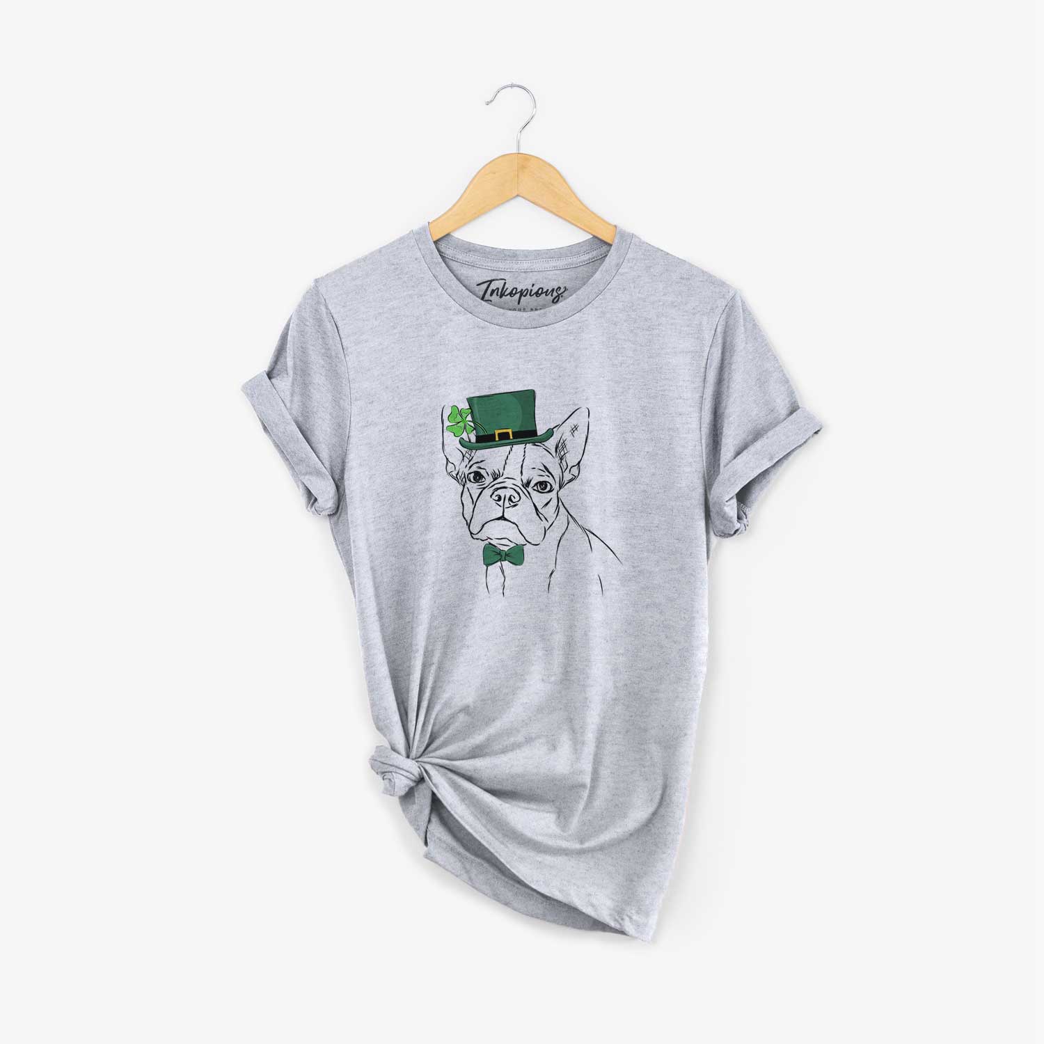 St. Patrick's Charles the Boston Terrier - Unisex Crewneck