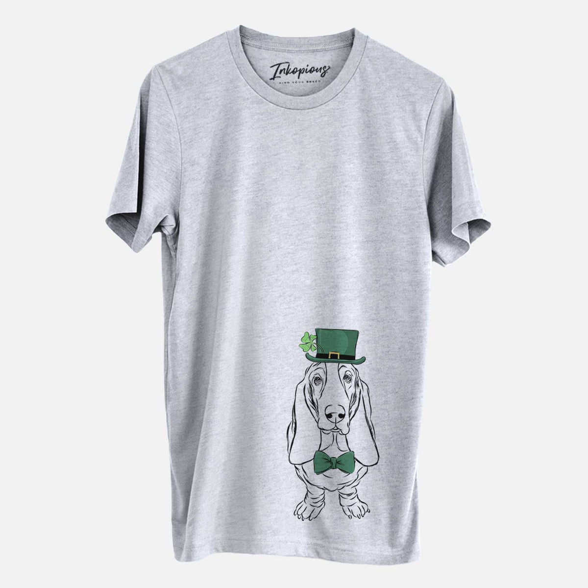 St. Patrick's Charlie the Basset Hound - Unisex Crewneck