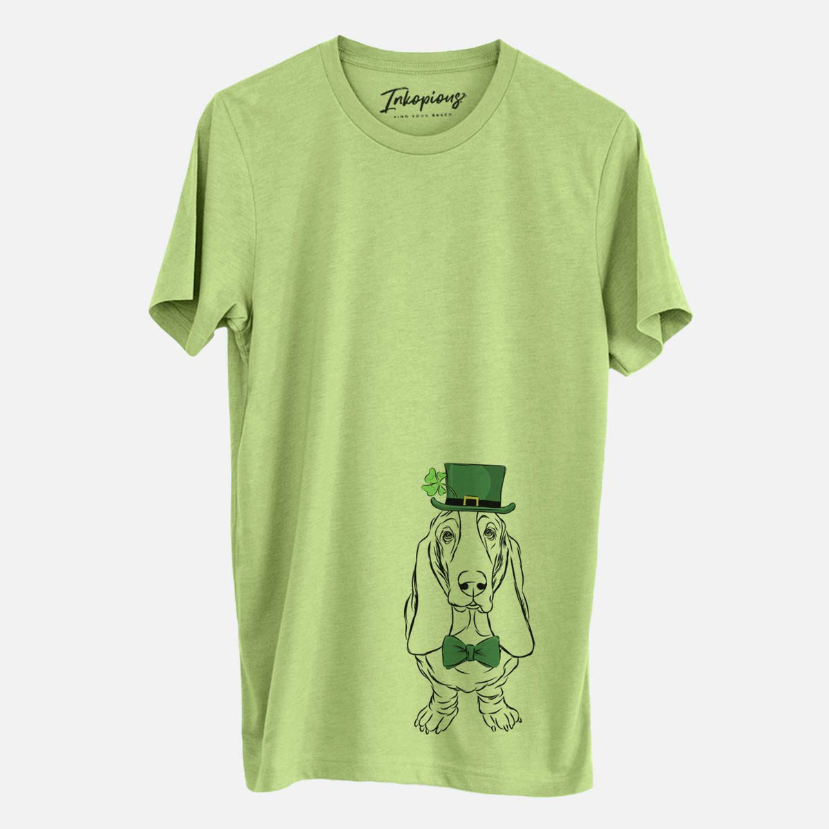 St. Patrick's Charlie the Basset Hound - Unisex Crewneck