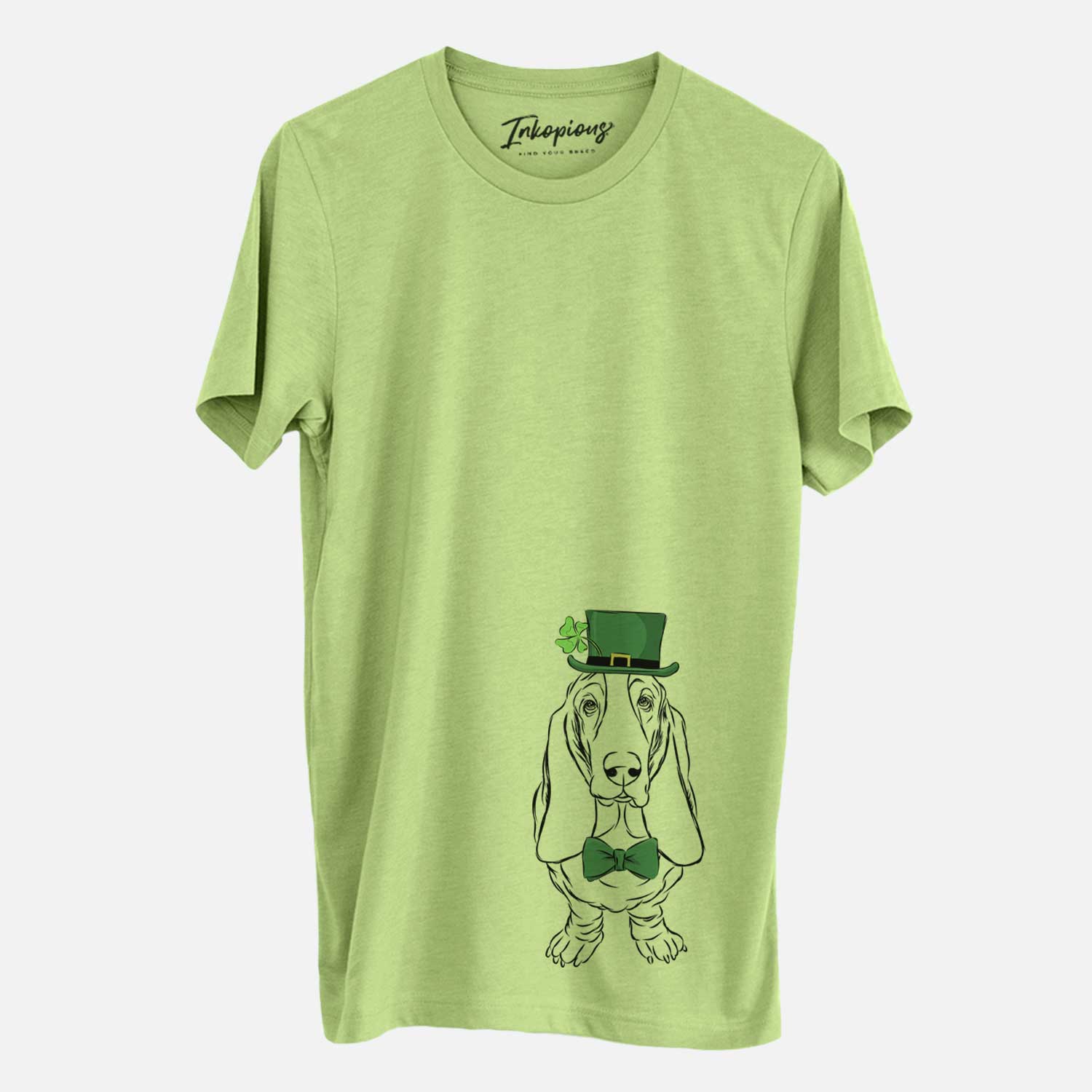 St. Patrick's Charlie the Basset Hound - Unisex Crewneck