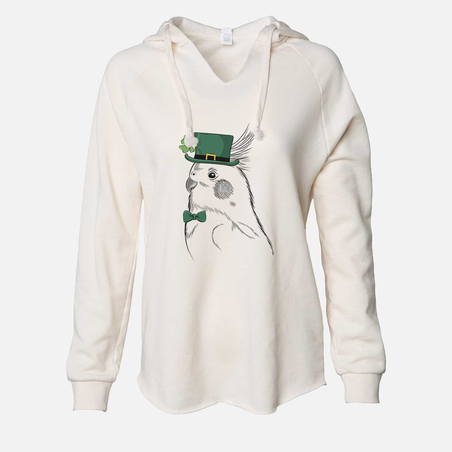 St. Patrick's Charlie the Cockatiel - Cali Wave Hooded Sweatshirt