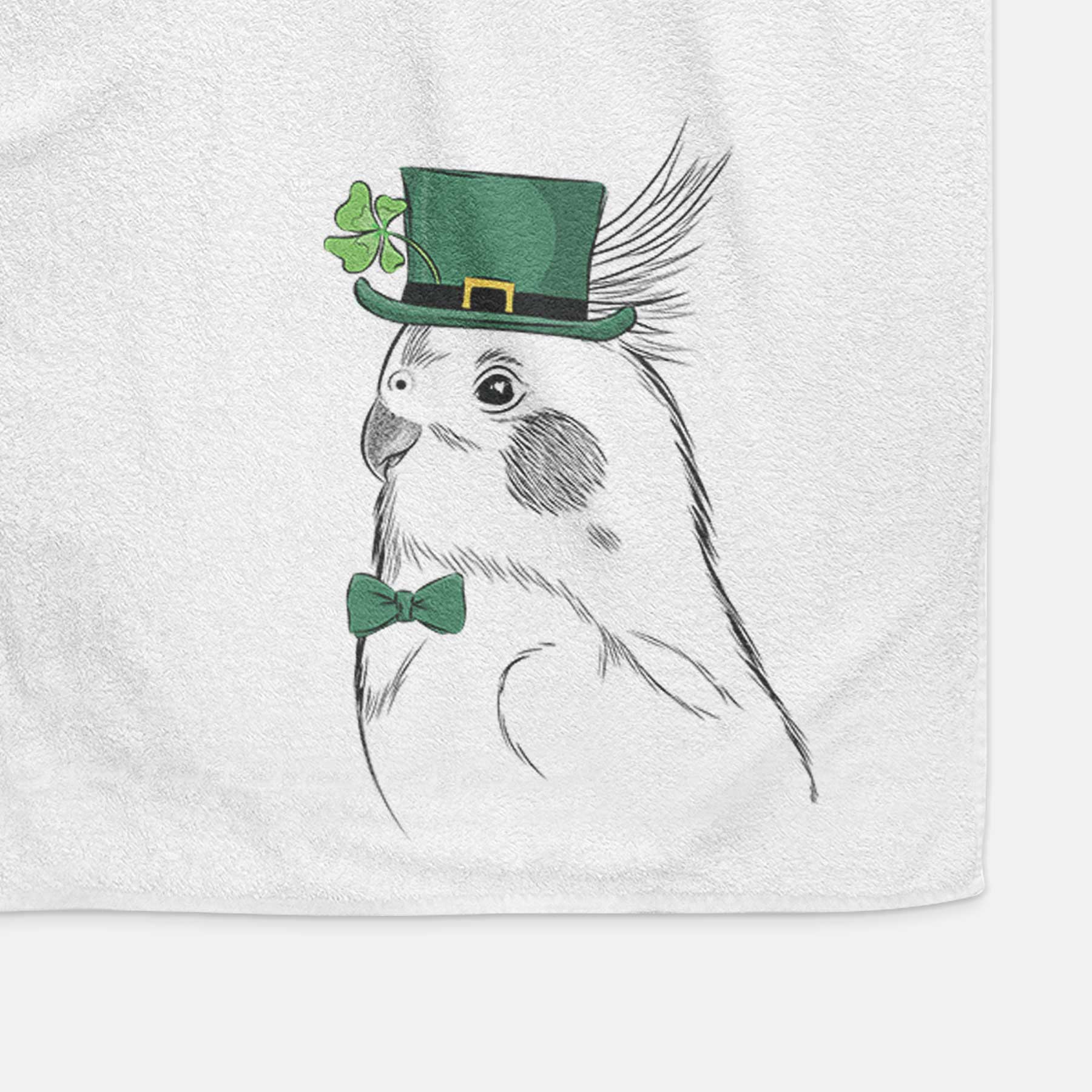 Charlie the Cockatiel Decorative Hand Towel