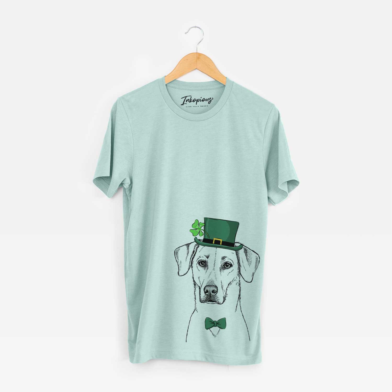 St. Patrick's Charlie Girl the Yellow Lab - Unisex Crewneck