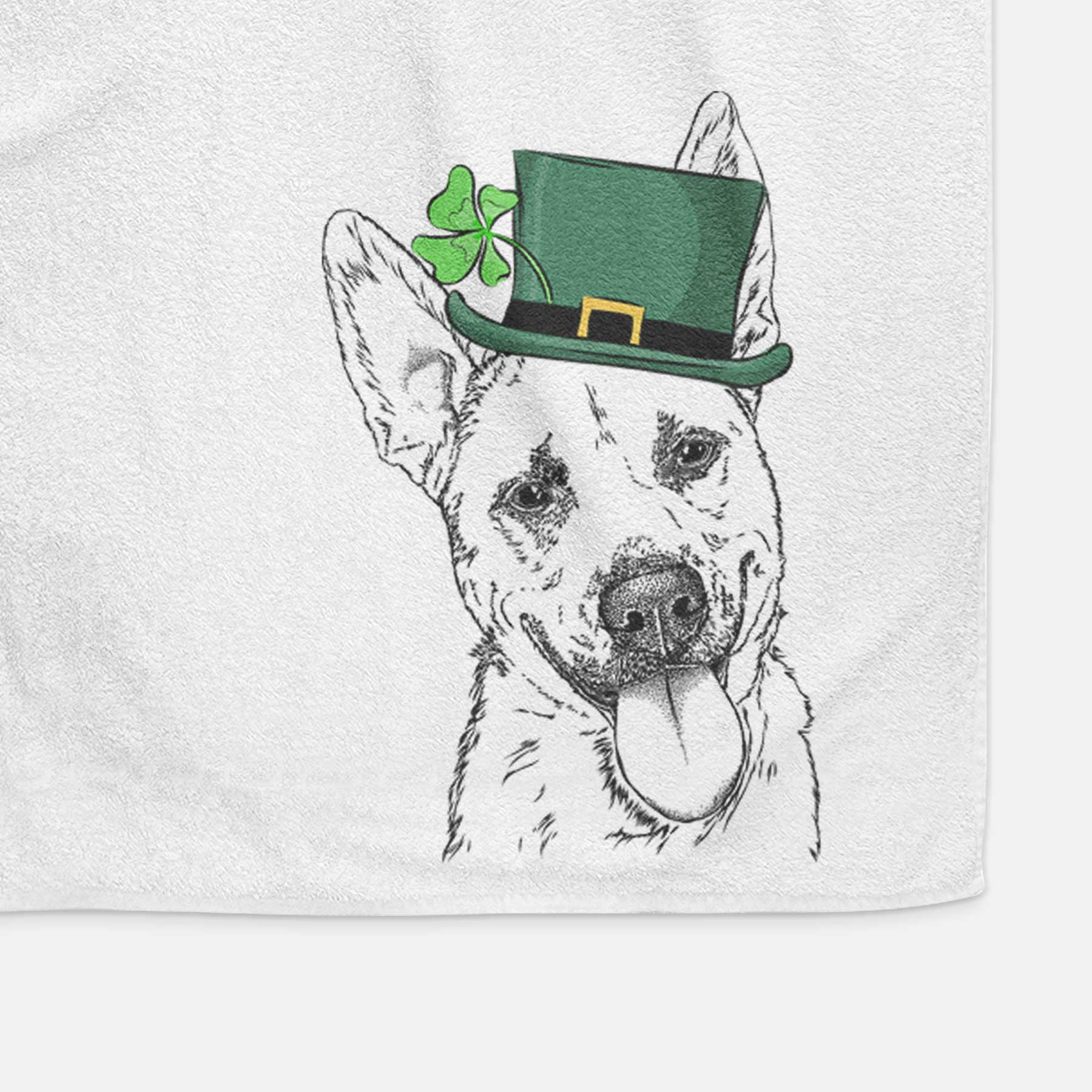 Charlie the Mixed Breed Decorative Hand Towel