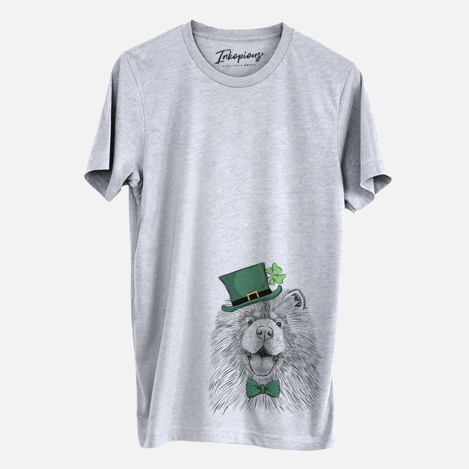 St. Patrick's Charming Charlie the Chow Chow - Unisex Crewneck