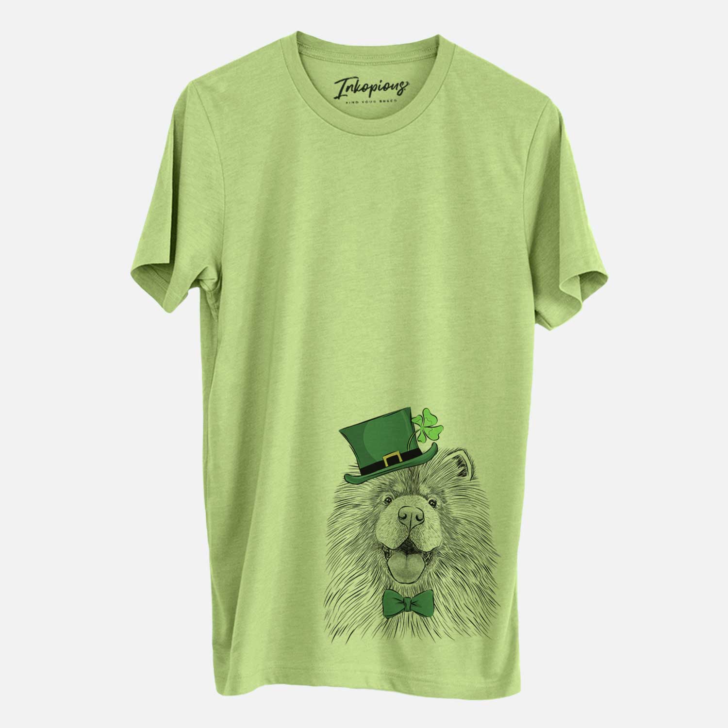 St. Patrick's Charming Charlie the Chow Chow - Unisex Crewneck