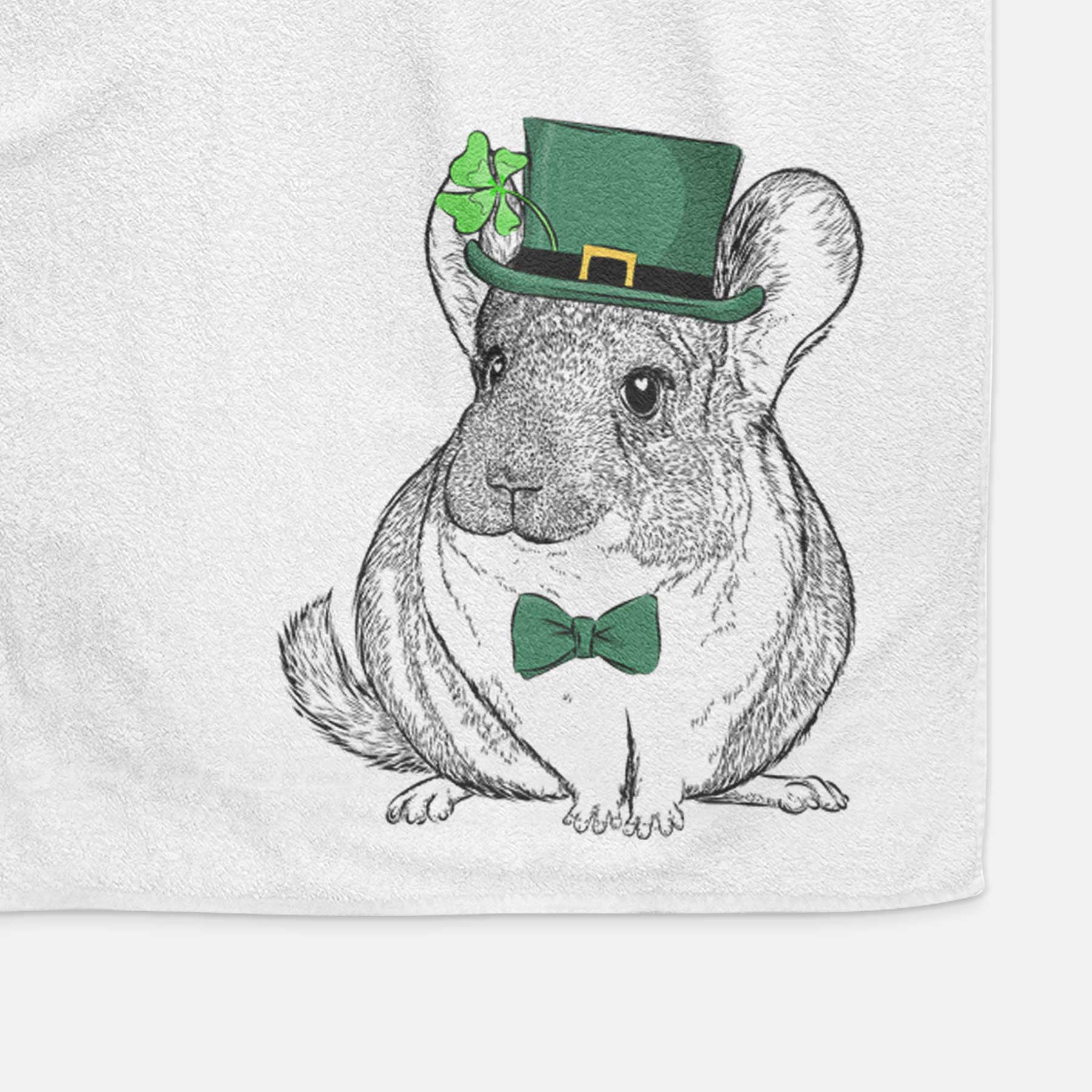 Cheddar the Chinchilla Decorative Hand Towel