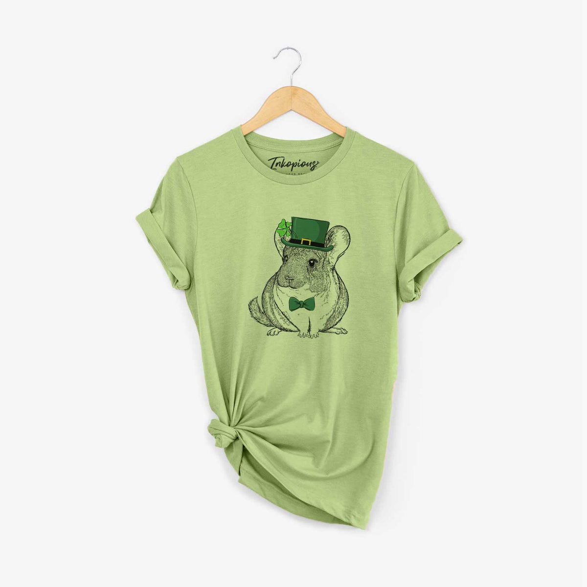 St. Patrick&#39;s Cheddar the Chinchilla - Unisex Crewneck