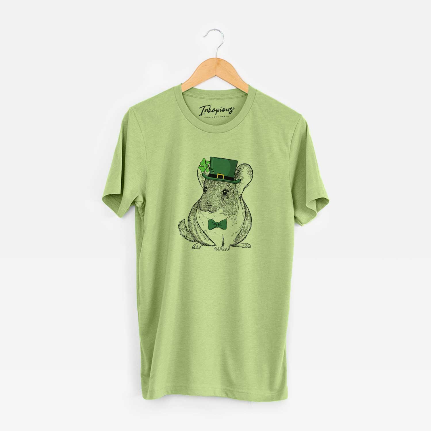 St. Patrick's Cheddar the Chinchilla - Unisex Crewneck