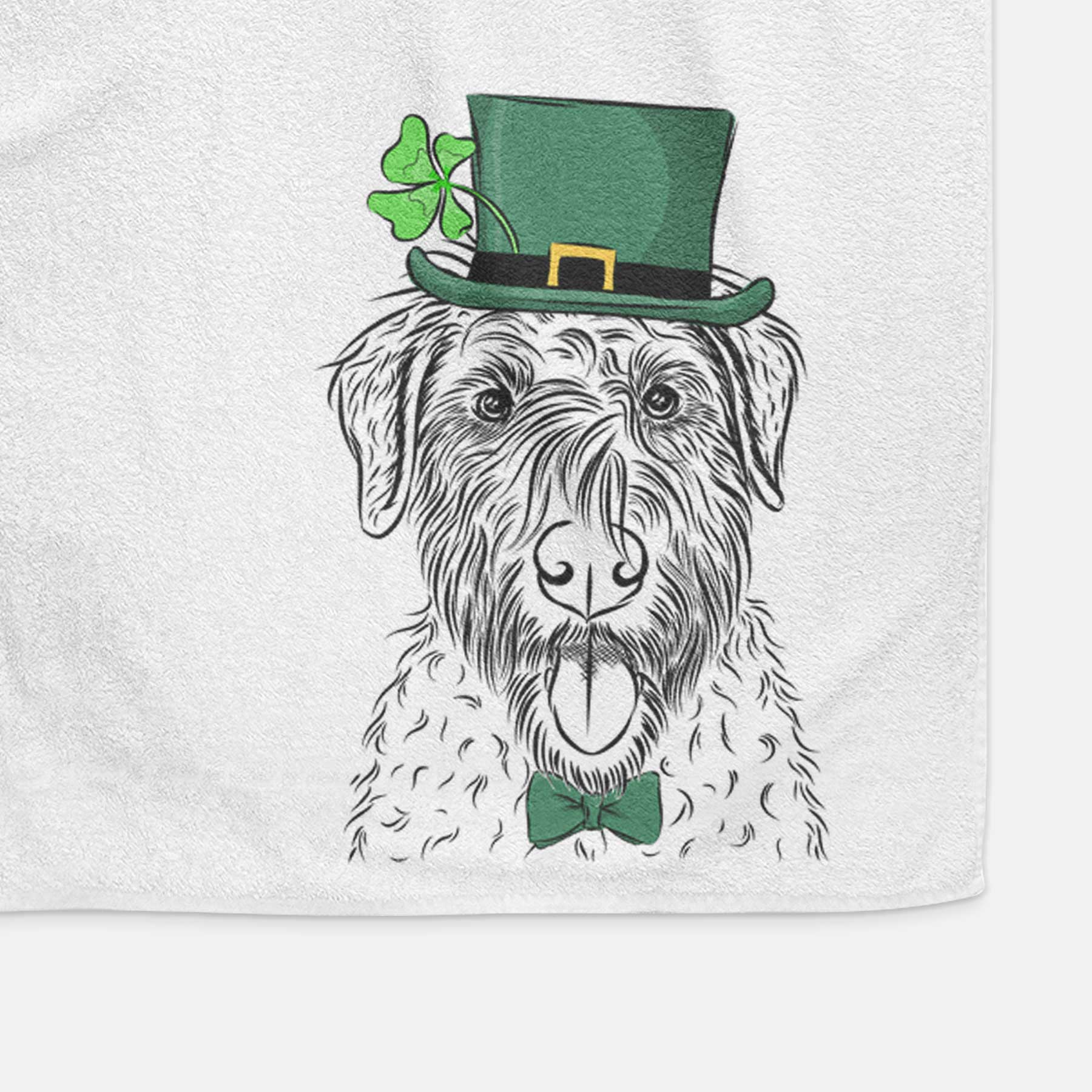 Chester the Soft Coated Wheaten Terrier Decorative Hand Towel