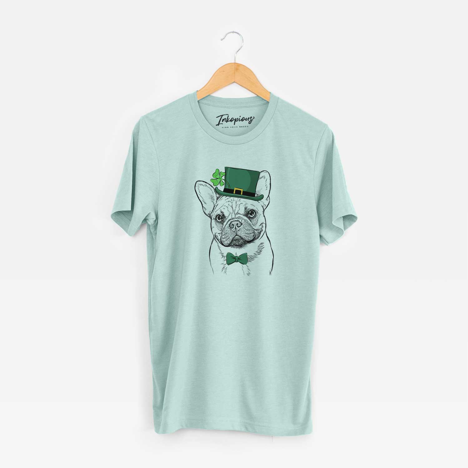 St. Patrick's Chew Chew the French Bulldog - Unisex Crewneck