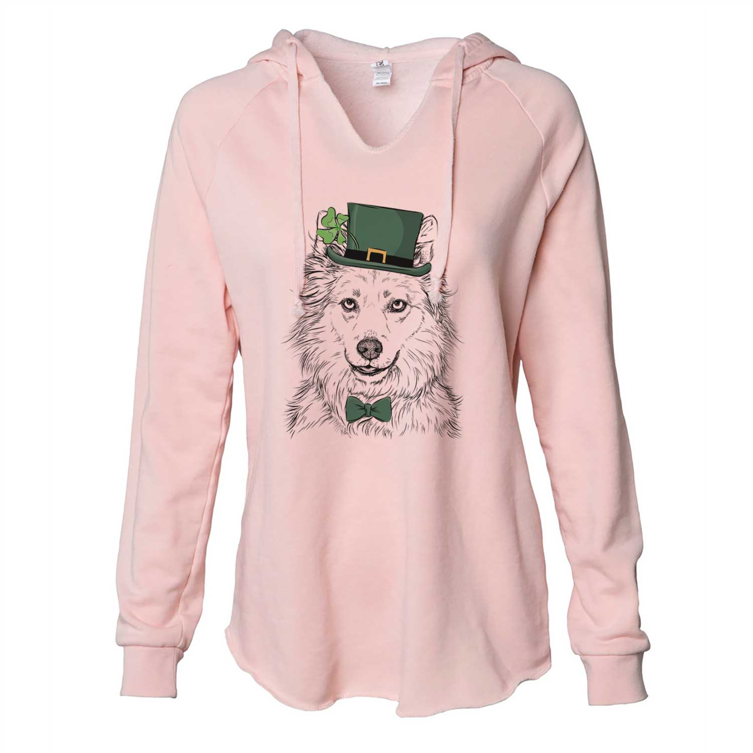 St. Patrick's Chia the Samoyed Husky Mix - Cali Wave Hooded Sweatshirt