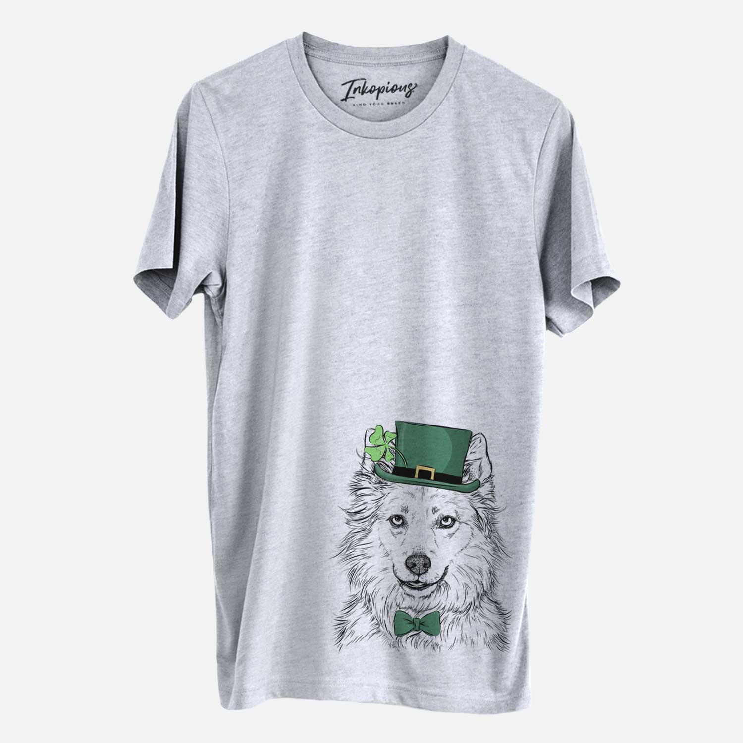 St. Patrick's Chia the Samoyed Husky Mix - Unisex Crewneck