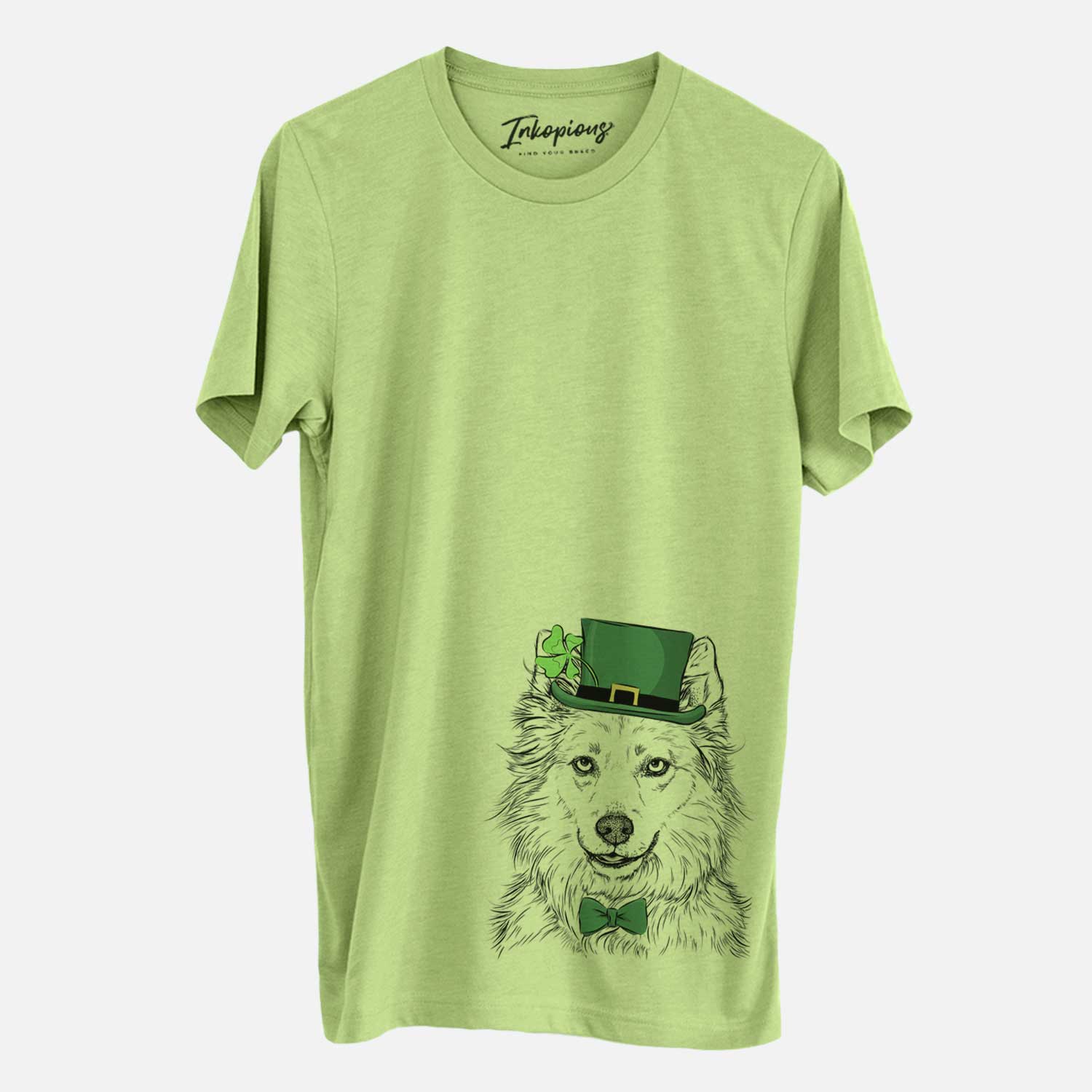 St. Patrick's Chia the Samoyed Husky Mix - Unisex Crewneck