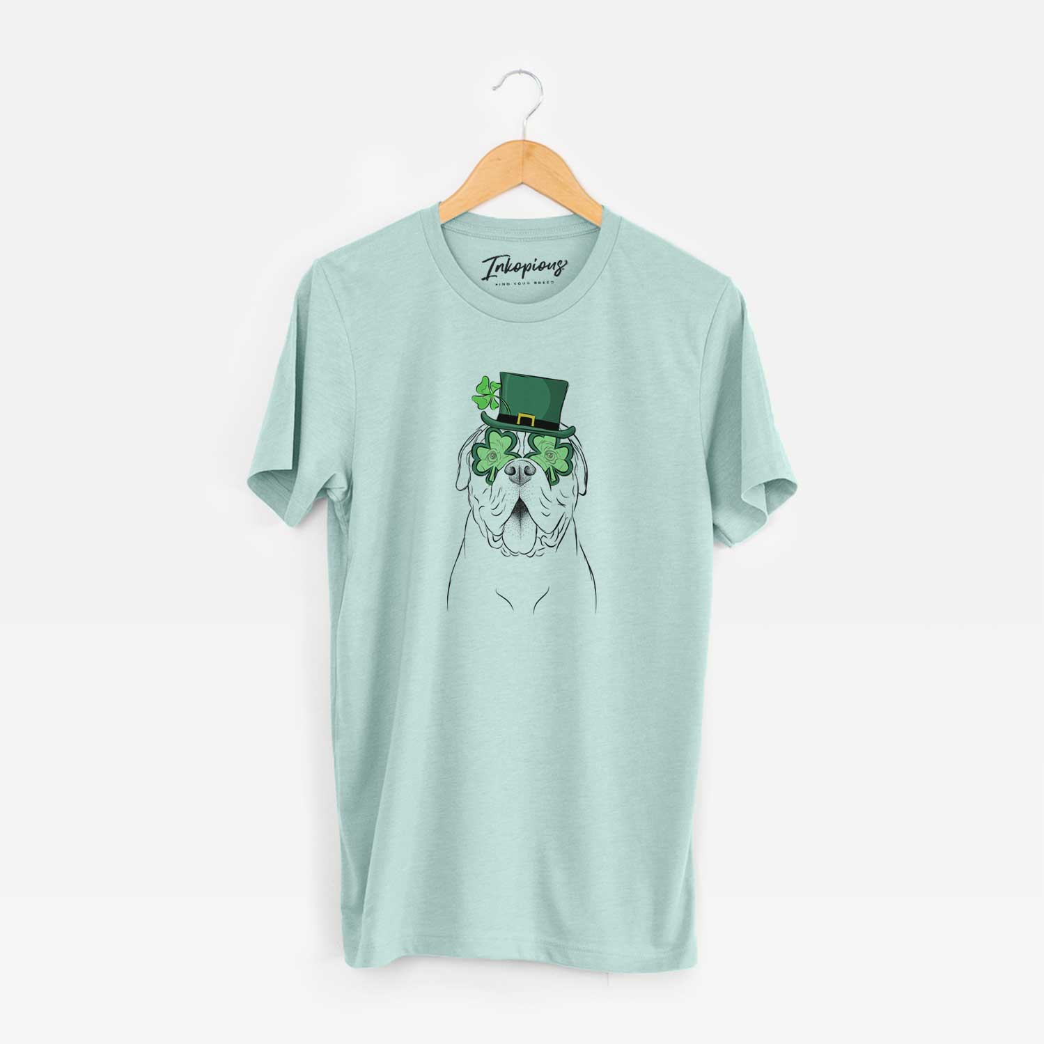 St. Patrick's Chief the Boxer Bulldog Mix - Unisex Crewneck