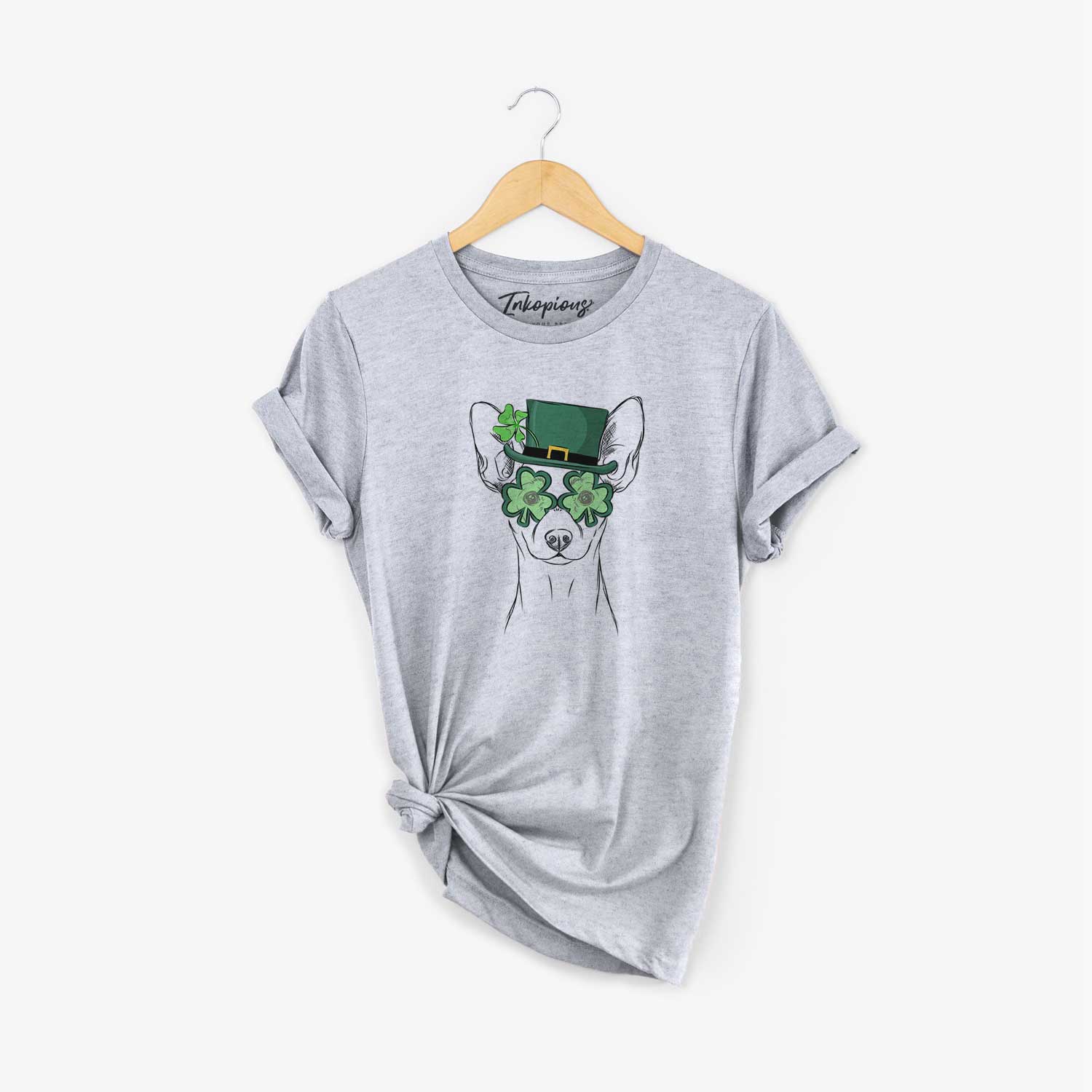 St. Patrick's Chillie the Mini Pinscher - Unisex Crewneck