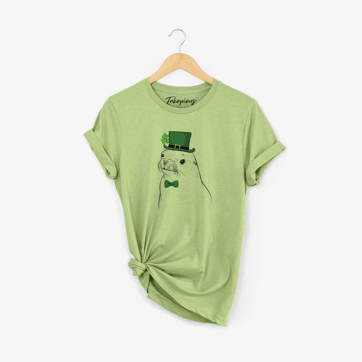 St. Patrick&#39;s Chip the California Sea Lion - Unisex Crewneck