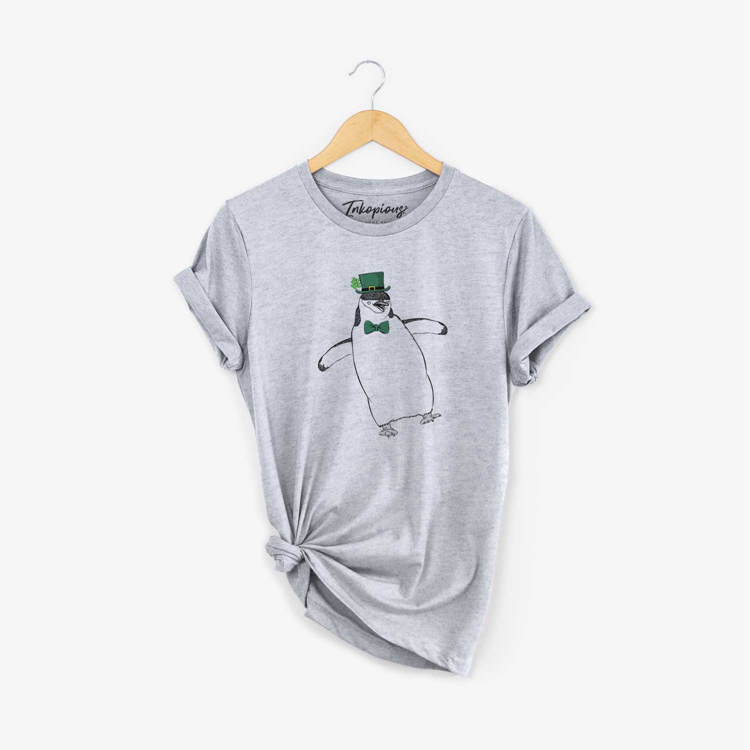 St. Patrick's Chive the Chinstrap Penguin - Unisex Crewneck