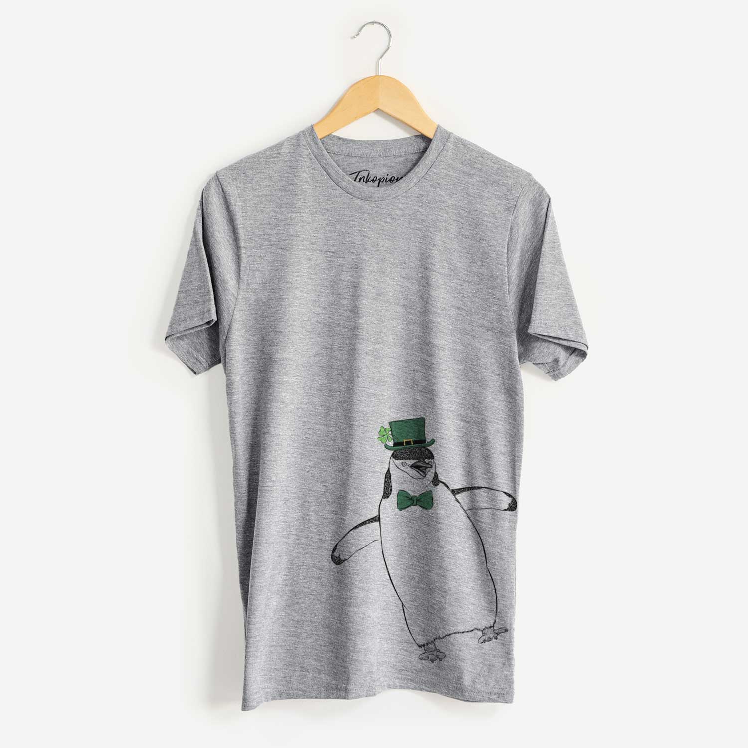 St. Patrick's Chive the Chinstrap Penguin - Unisex Crewneck