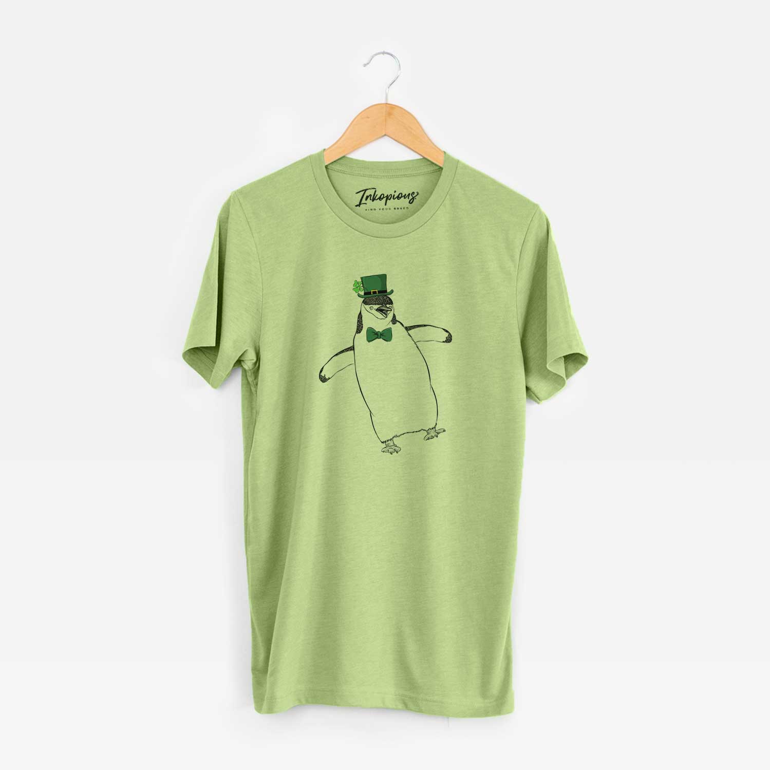 St. Patrick's Chive the Chinstrap Penguin - Unisex Crewneck