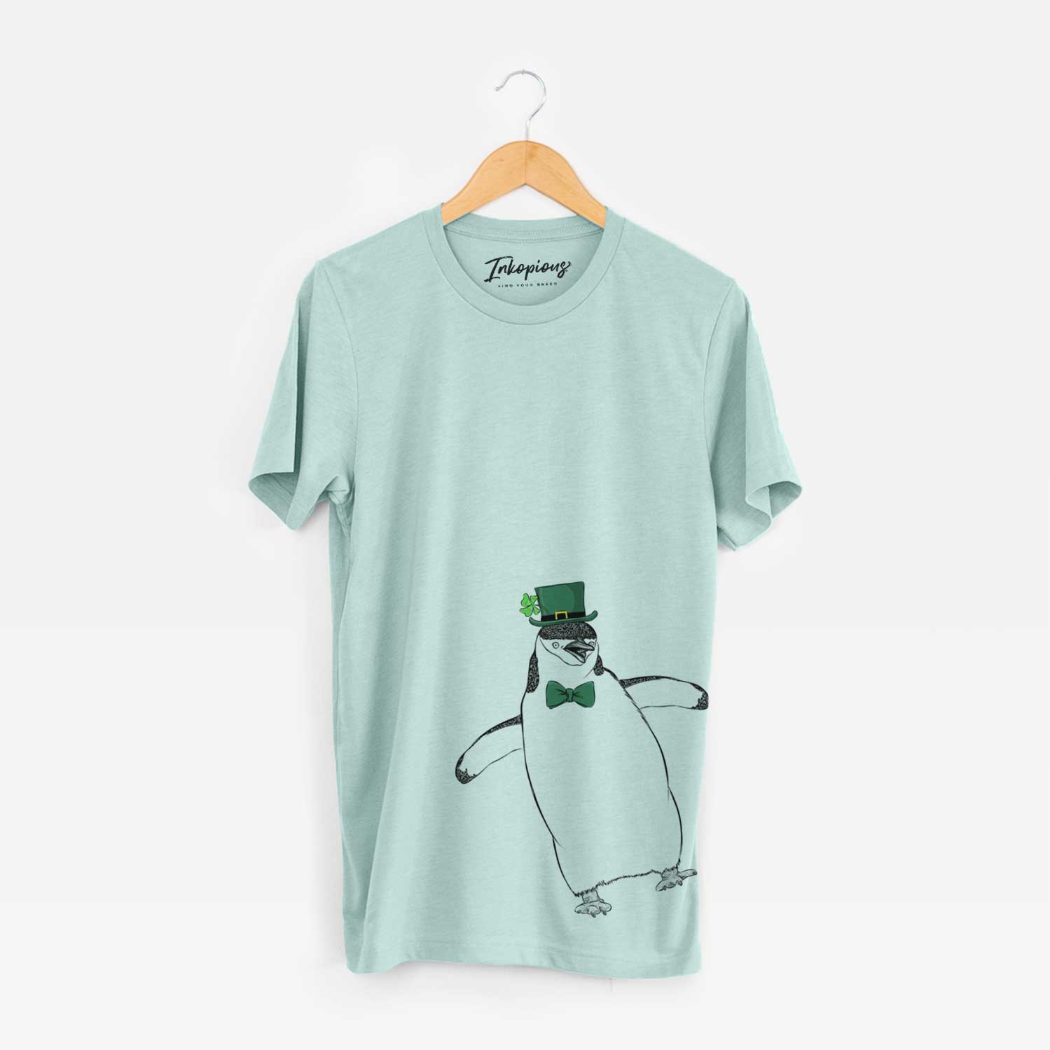 St. Patrick's Chive the Chinstrap Penguin - Unisex Crewneck