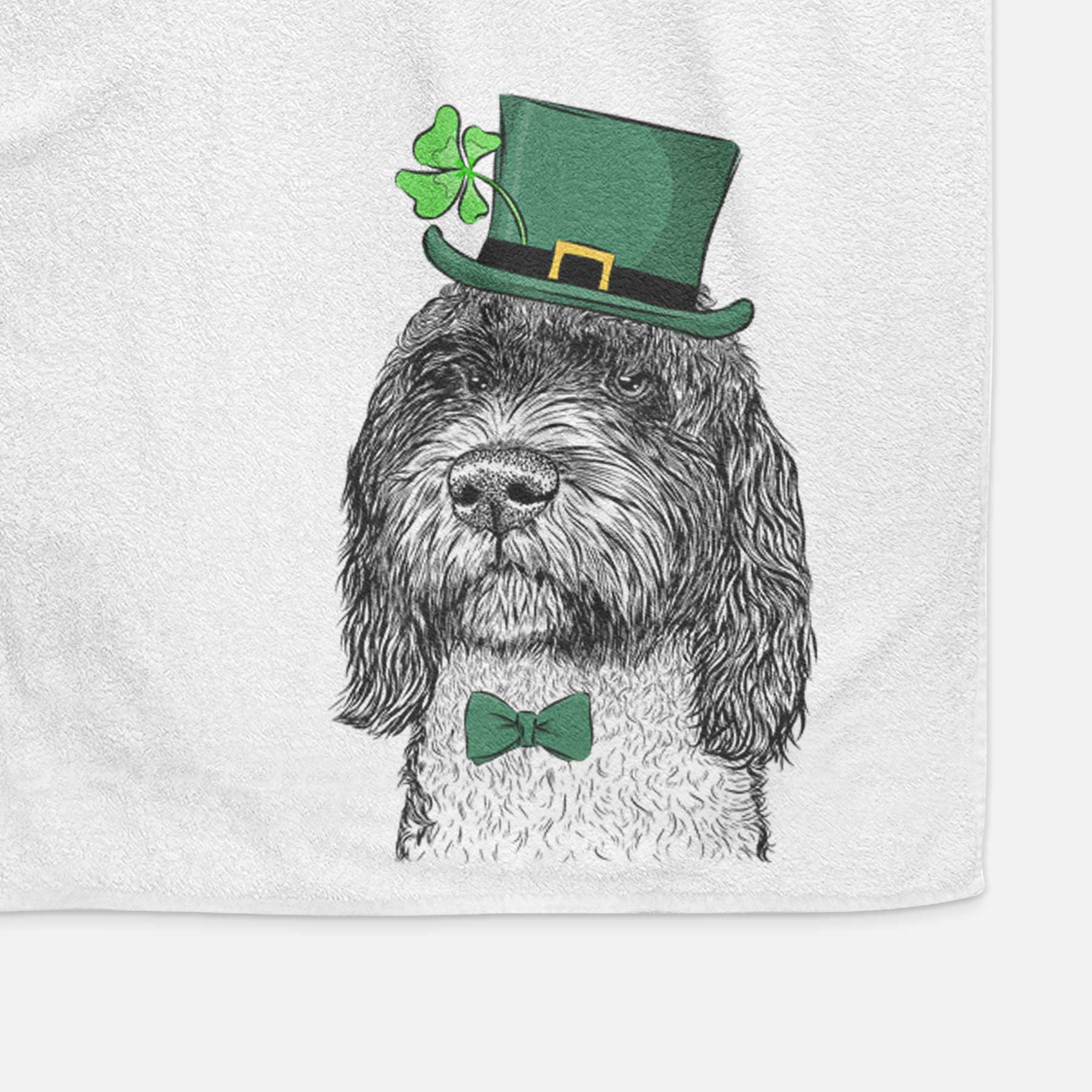 Chris the Portuguese Water Dog Decorative Hand Towel