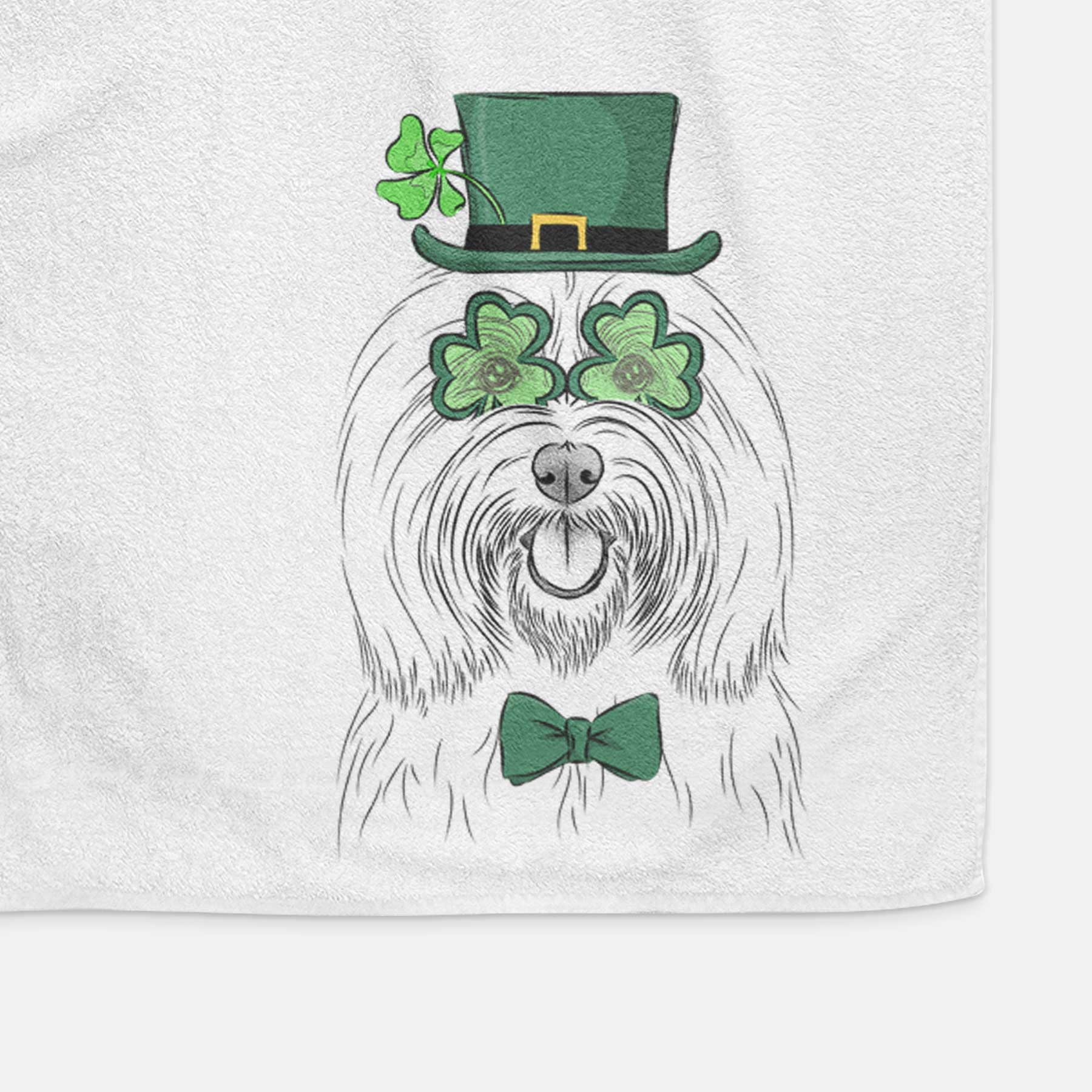 Claude the Coton de Tulear Decorative Hand Towel