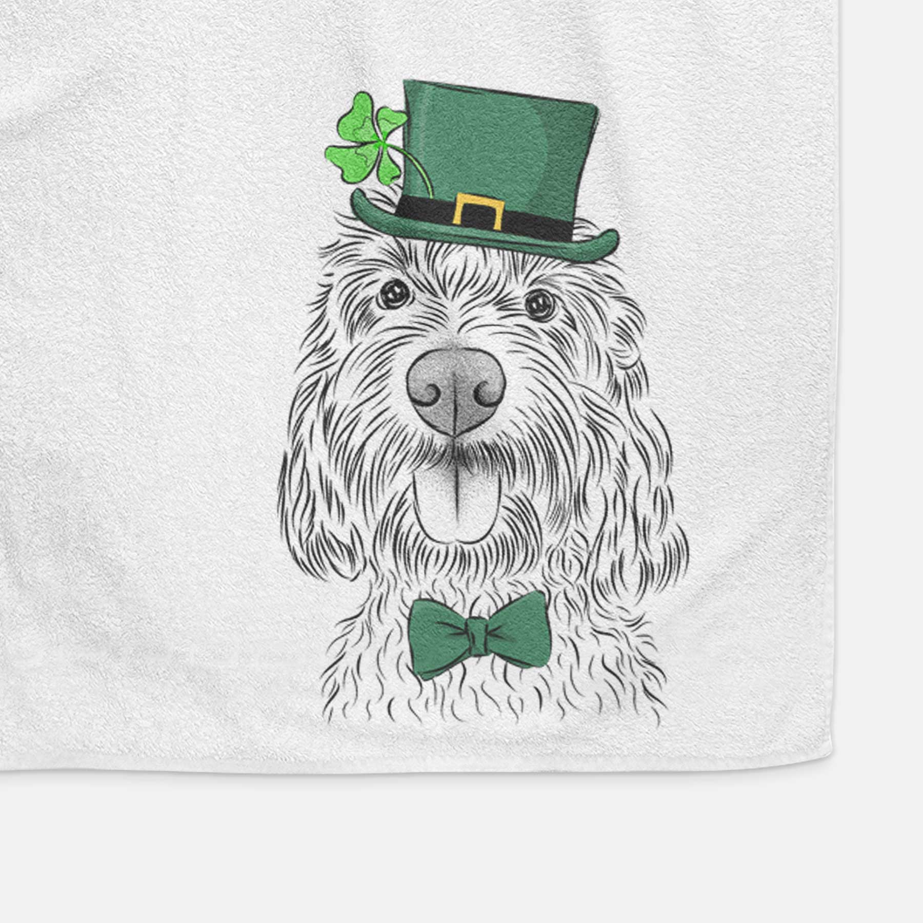 Clover the Cockapoo Decorative Hand Towel