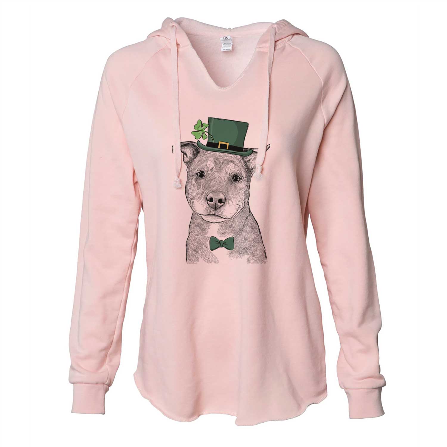 St. Patrick's Cody the Catahoula Mix - Cali Wave Hooded Sweatshirt