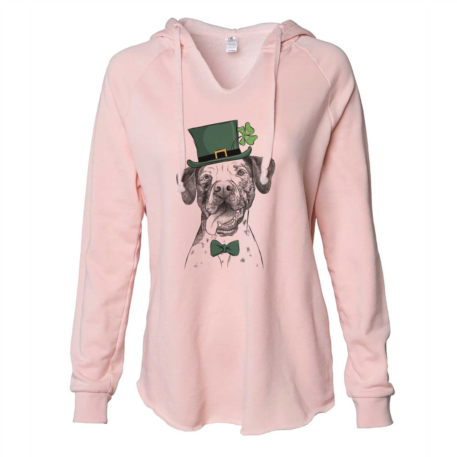 St. Patrick's Cola the Catahoula - Cali Wave Hooded Sweatshirt