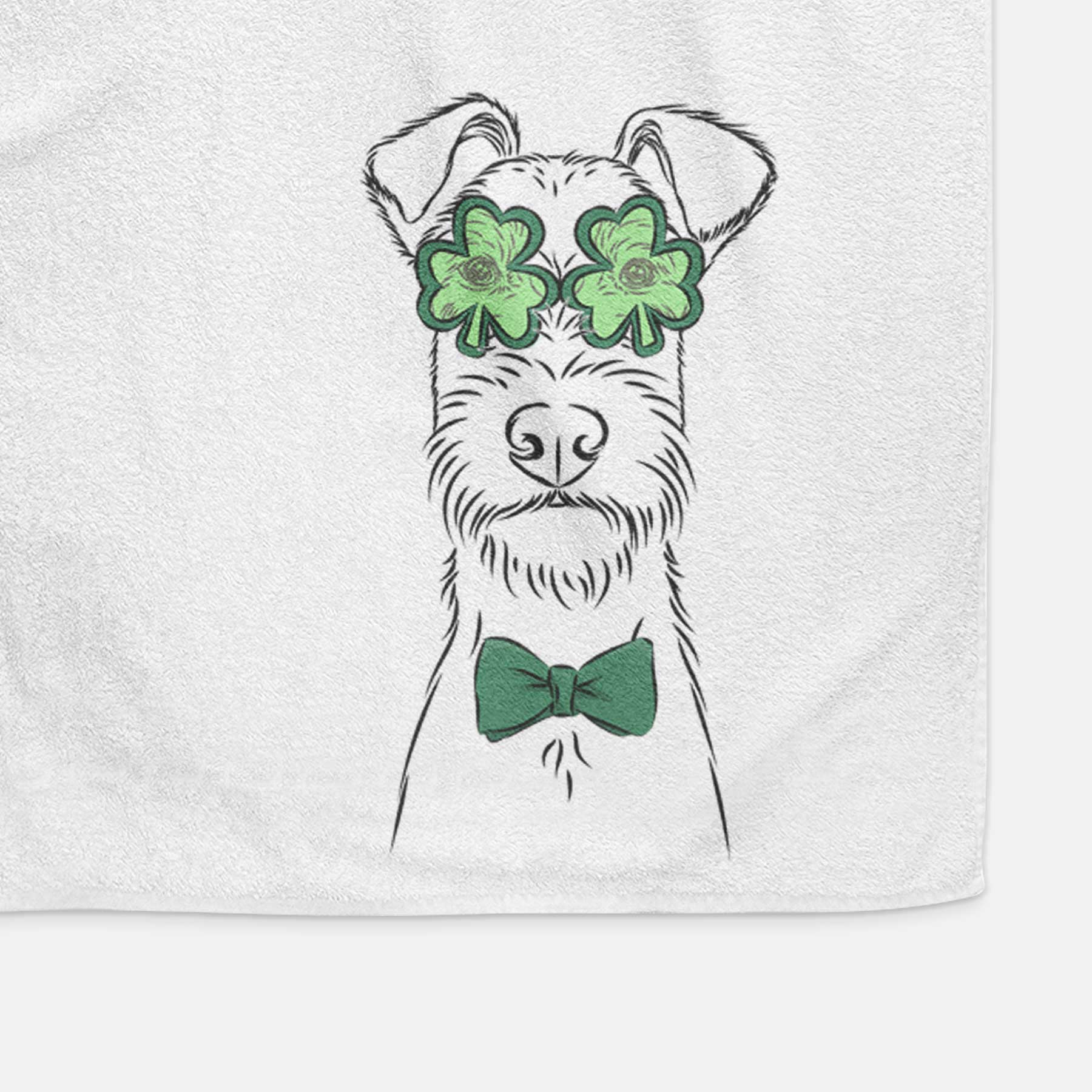 Connor the Irish Terrier Decorative Hand Towel