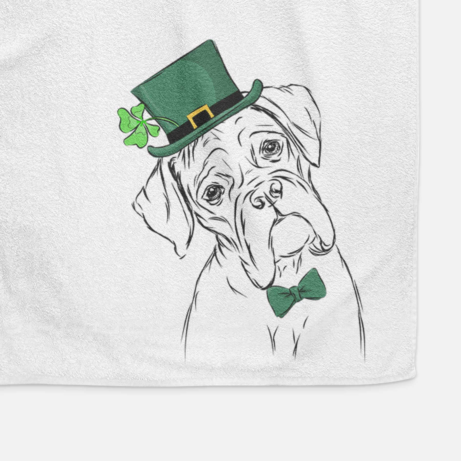 Cooper the Boxer Decorative Hand Towel